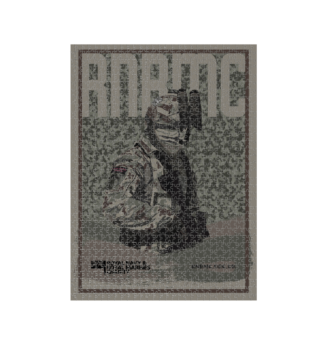 White 1000 Piece Jigsaw Puzzle