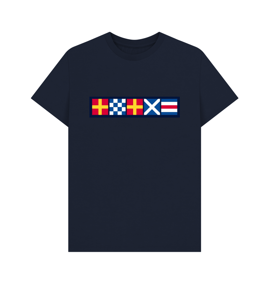 Navy Blue Printed T-shirt