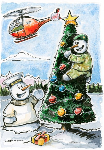 RNRMC Mixed Christmas cards - Pack of 10